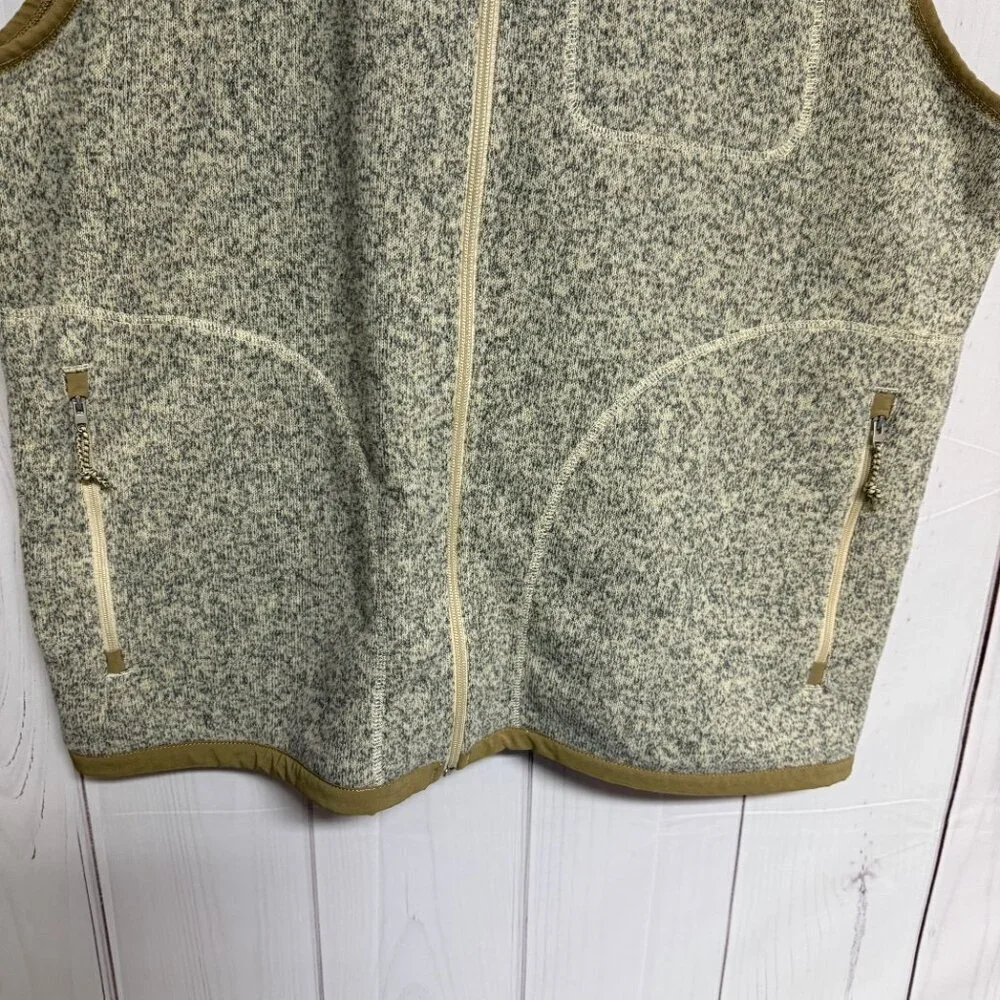 The North Face Gordon Lyons Vest XL‎ Gray Khaki Trim EUC